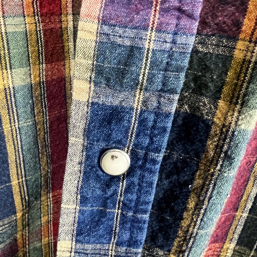 Wrangler Western plaid shirt - size M - Picture 9 of 12